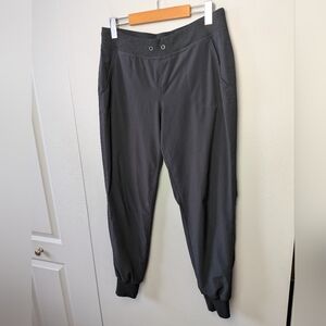 ATHLETA Lined Outdoor Activewear Pants Women Size 2 (Run Bigger) Black Pockets